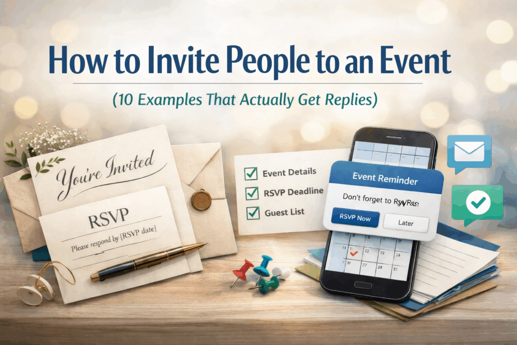 How to Invite People to an Event: 10 Proven Examples That Get Replies ...